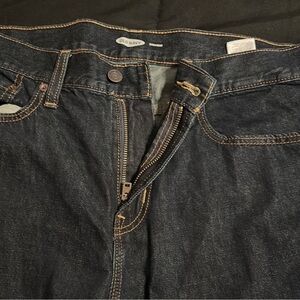 OLD NAVY men’s straight jeans size 33x30 dark blue